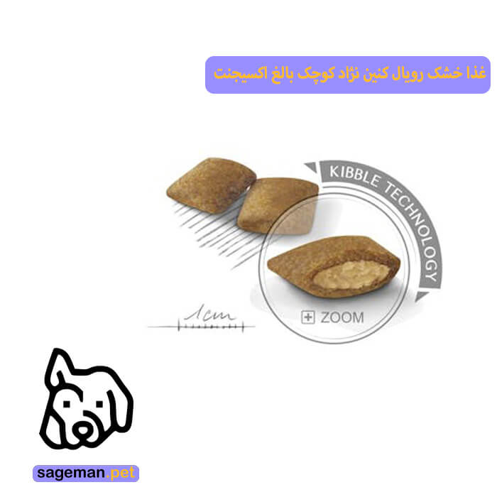 غذای خشک رویال کنین مدل سگ نژاد کوچک بالغ اکسیجنت